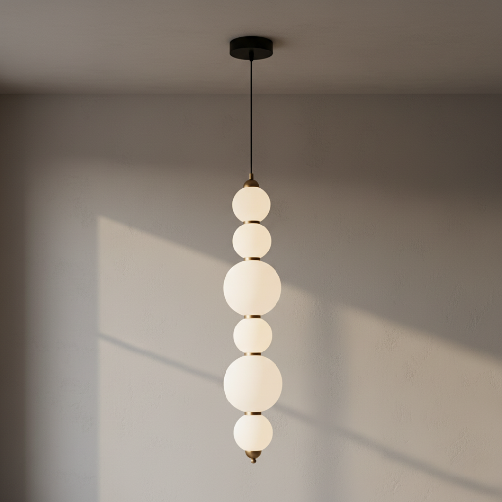 Custom-Staircase Chandelier, Glass Cluster Pendant Light, High Ceiling Foyer Fixture (Kopya)